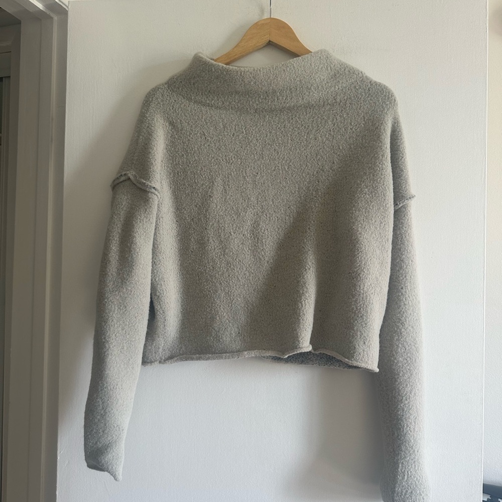 Free People San Vicente Sweater in Gray size XS EUC - Picture 5 of 13